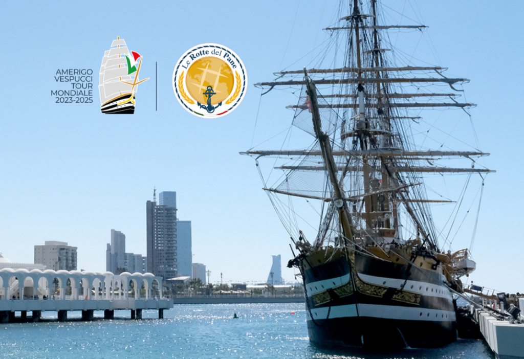 Rotte del Pane - Amerigo Vespucci Ship - historical Italian Navy