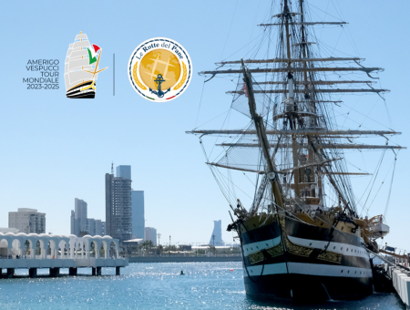 RELATED PROJECT_Rotte del Pane Rotte del Pane - Amerigo Vespucci Ship - historical Italian Navy